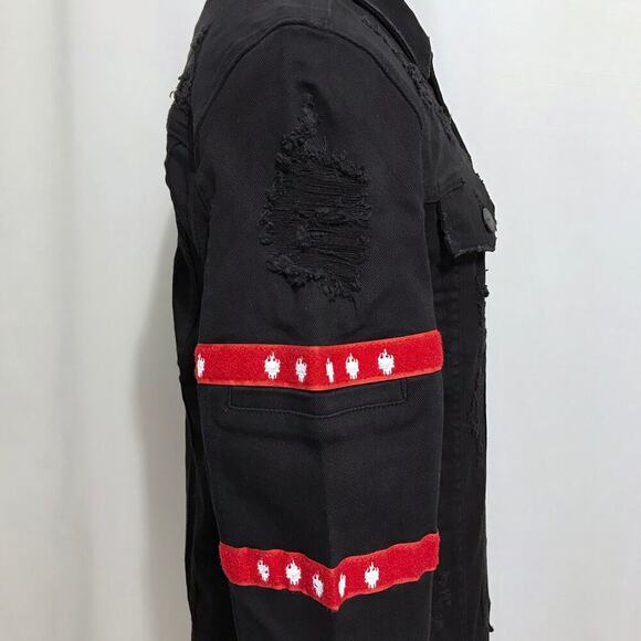 Preme NWOT Black Wash Jean Jacket Men M - Picture 9 of 16